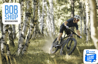 Cashback Bobshop: Lifestyle Sportivo su Due Ruote e Rimborso su Hubix